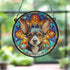 Chihuahua Black Stained Glass Effect Suncatcher